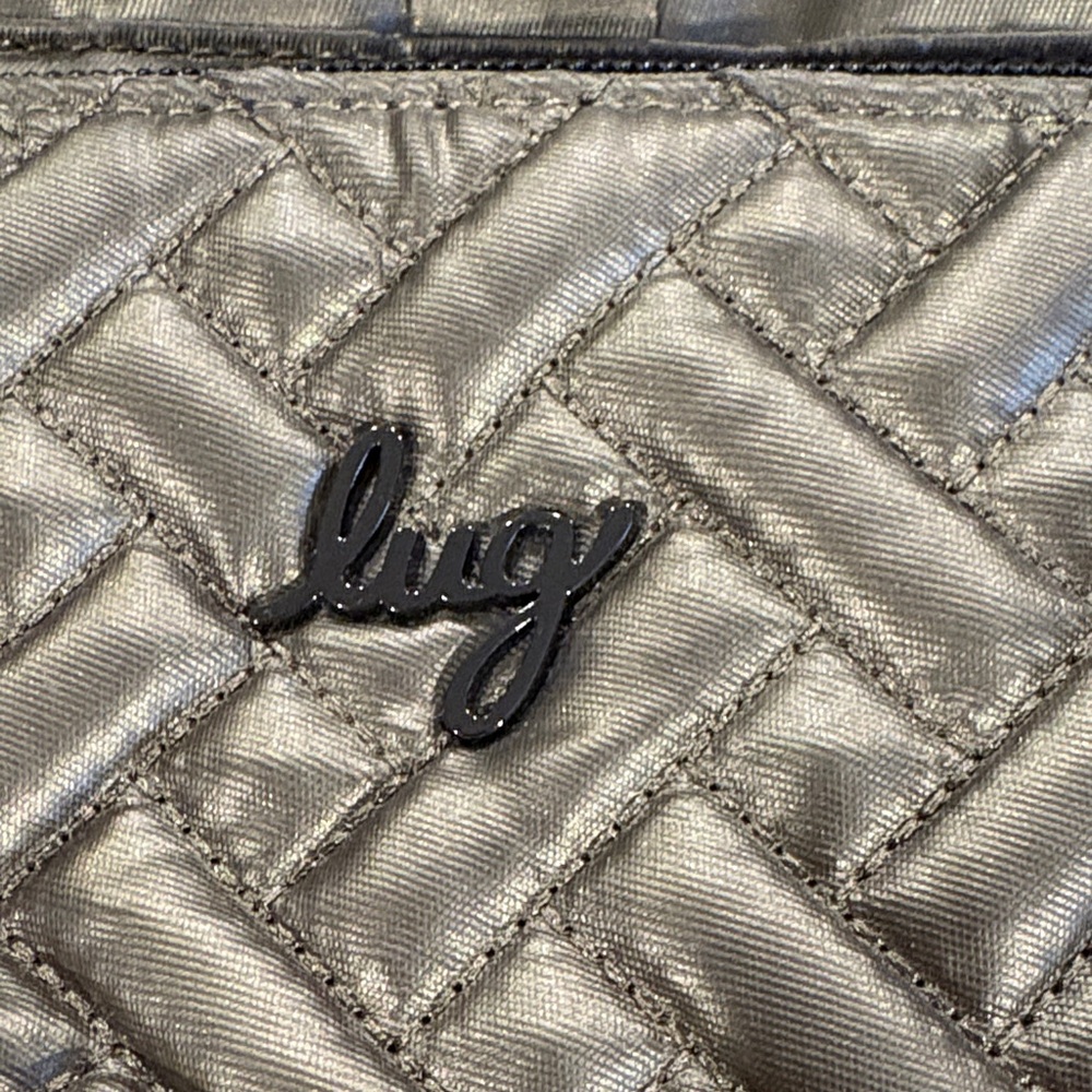 Lug Quilted Backpack - Metallic Silver - Picture 2 of 8